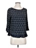 Gap 100% Viscose Blue 3/4 Sleeve Blouse Size S - photo 1