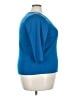 Style 100% Cotton Blue 3/4 Sleeve Top Size 3X - photo 4