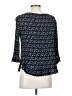 Gap 100% Viscose Blue 3/4 Sleeve Blouse Size S - photo 2