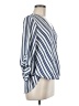 West K Blue 3/4 Sleeve Blouse Size M - photo 4