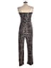 Love, Fire Animal Print Black Jumpsuit Size L - photo 2