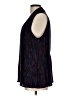 Nic + Zoe 100% Polyester Black Sleeveless Blouse Size L - photo 5