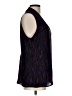 Nic + Zoe 100% Polyester Black Sleeveless Blouse Size L - photo 4