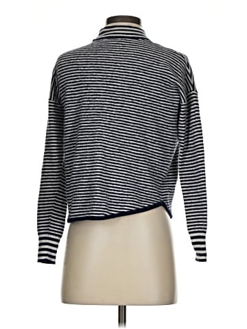 Madewell Stripe-Mix Ashbury Mockneck Sweater (view 2)