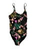 Old Navy Tropical Black One Piece Swimsuit Size M - photo 1