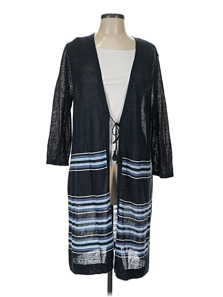 Pre-owned Jjill Cardigan Sweater In Blue