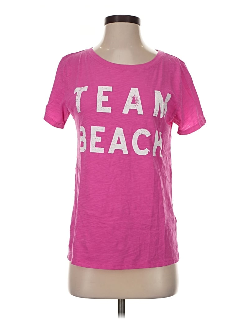 Pre-owned Jcrew Short Sleeve T-shirt In Pink