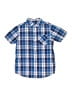 Urban Pipeline Plaid Blue Short Sleeve Button-Down Shirt Size S (kids) - photo 1