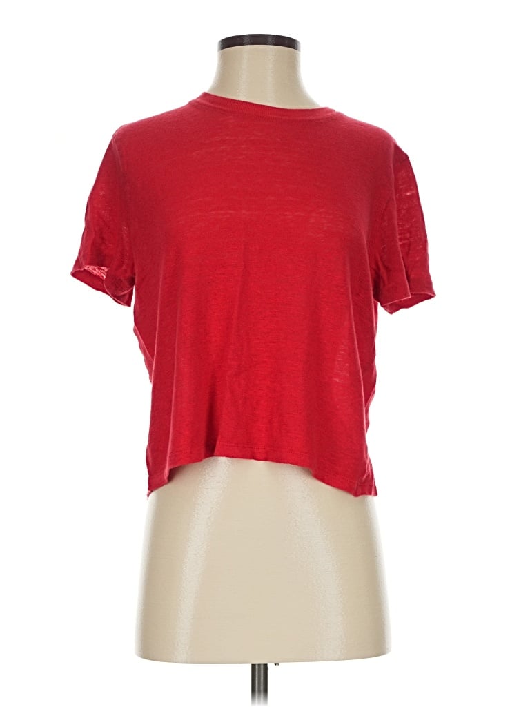 Pre-owned Mng Short Sleeve T-shirt In Red