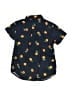 Crewcuts Outlet Print Blue Short Sleeve Button-Down Shirt Size 3 - photo 2