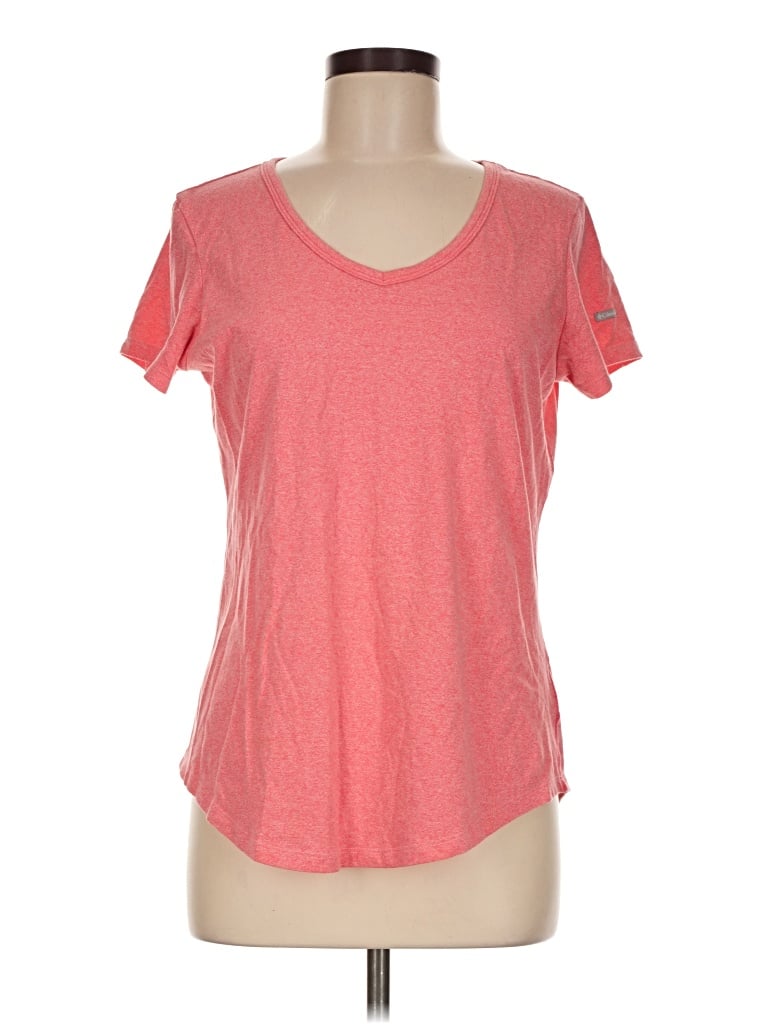 Pre-owned Columbia Active T-shirt In Red