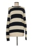 John Galt 100% Cotton Stripes Ivory Turtleneck Sweater One size - photo 1