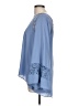 Jennifer Lopez 100% Polyester Blue Long Sleeve Blouse Size L - photo 5