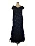 Xscape Stars Blue Cocktail Dress Size 20 - photo 1