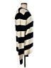John Galt 100% Cotton Stripes Ivory Turtleneck Sweater One size - photo 4