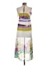 Intro 100% Polyester Graphic White Casual Dress Size S - photo 2