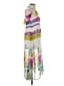 Intro 100% Polyester Graphic White Casual Dress Size S - photo 4