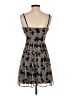 Mystic 100% Polyester Paisley Blue Cocktail Dress Size S - photo 2