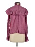 LoveShackFancy 100% Viscose Pink Long Sleeve Blouse Size XXS - photo 1