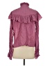 LoveShackFancy 100% Viscose Pink Long Sleeve Blouse Size XXS - photo 2