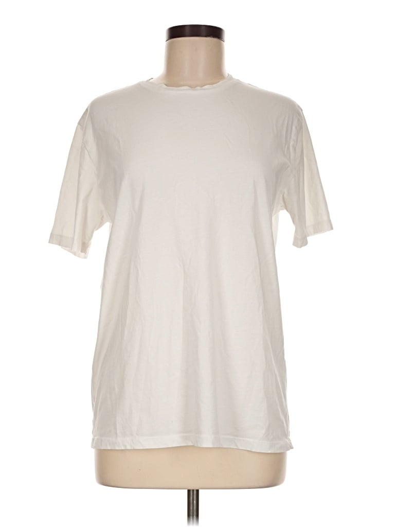 Pre-owned Assorted Brands Short Sleeve T-shirt In Ivory
