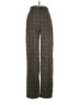 Pull&Bear Plaid Brown Dress Pants Size XS - photo 1