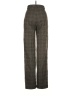 Pull&Bear Plaid Brown Dress Pants Size XS - photo 2
