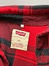 Levi's Plaid Red Long Sleeve Button-Down Shirt Size 4 - photo 3