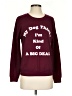 Zoe+Liv Burgundy Sweatshirt Size S - photo 1