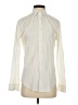 Calvin Klein Solid Ivory Long Sleeve Button-Down Shirt Size XS - photo 1