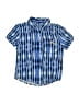 Tommy Bahama 100% Rayon Stripes Blue Short Sleeve Button-Down Shirt Size 2T - photo 1