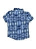 Tommy Bahama 100% Rayon Stripes Blue Short Sleeve Button-Down Shirt Size 2T - photo 2