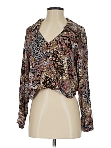 Haute Hippie Long Sleeve Blouse (view 1)