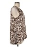 Aura 100% Polyester Brown Sleeveless Blouse Size M - photo 4