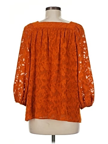 LC Lauren Conrad 3/4 Sleeve Blouse (view 2)