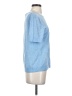 St. John 100% Wool Blue Short Sleeve Top Size M - photo 4