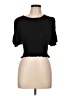 Pieces Black Short Sleeve Top Size L - photo 1
