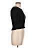 Pieces Black Short Sleeve Top Size L - photo 4