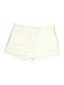 J.Crew 100% Cotton Solid Ivory Shorts Size 4 - photo 1