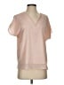 DKNY 100% Polyester Pink Short Sleeve Blouse Size S - photo 1