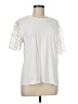 Listicle 100% Cotton White Short Sleeve Top Size M - photo 1