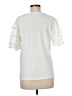Listicle 100% Cotton White Short Sleeve Top Size M - photo 2