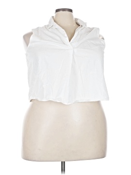 Banana Republic Factory Store Sleeveless Button-Down Shirt (view 1)