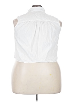 Banana Republic Factory Store Sleeveless Button-Down Shirt (view 2)