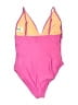 J.Crew Color Block Pink One Piece Swimsuit Size 14 - photo 2