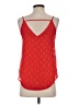 Ella Moss 100% Silk Red Sleeveless Top Size XS - photo 2