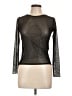 Stradivarius Black Long Sleeve Top Size L - photo 1