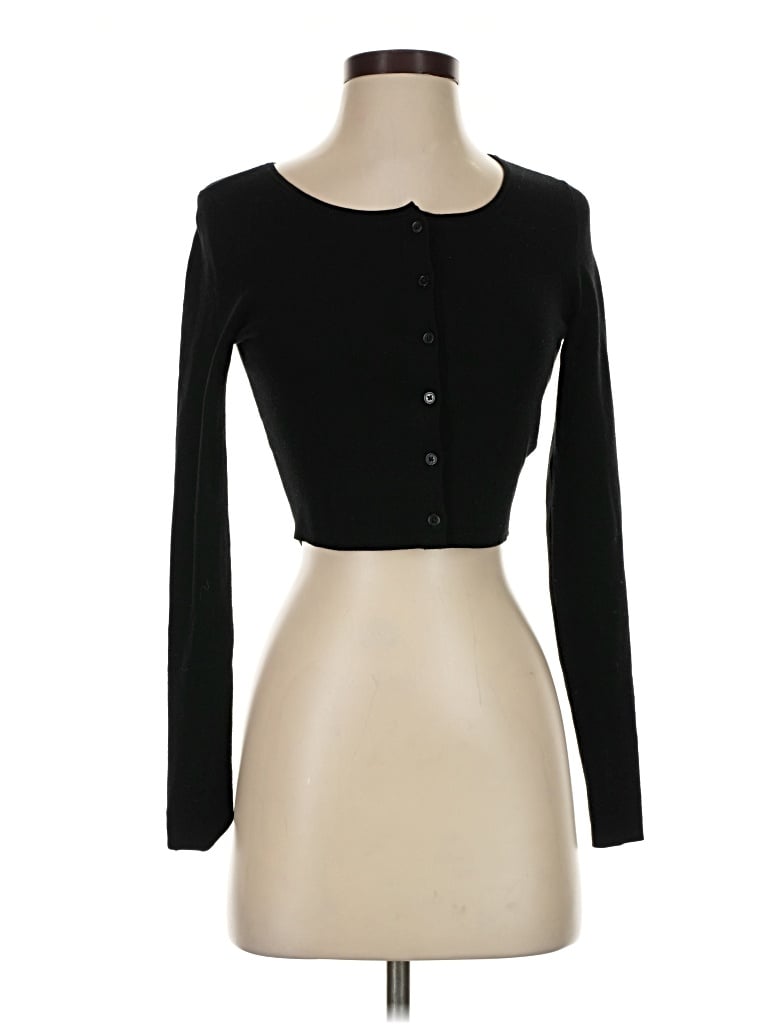 Pre-owned Sunday Best Long Sleeve Top Black Sweetheart Neckline Tops