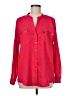 Calvin Klein 100% Polyester Red Long Sleeve Blouse Size M - photo 1