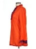 Tory Burch 100% Cotton Orange Long Sleeve Blouse Size 10 - photo 5